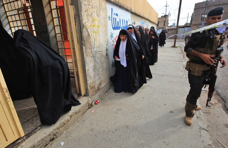 People in the Kurdistan Region and Iraq vote in the parliamentary elections across the country. (Photo: AFP)
